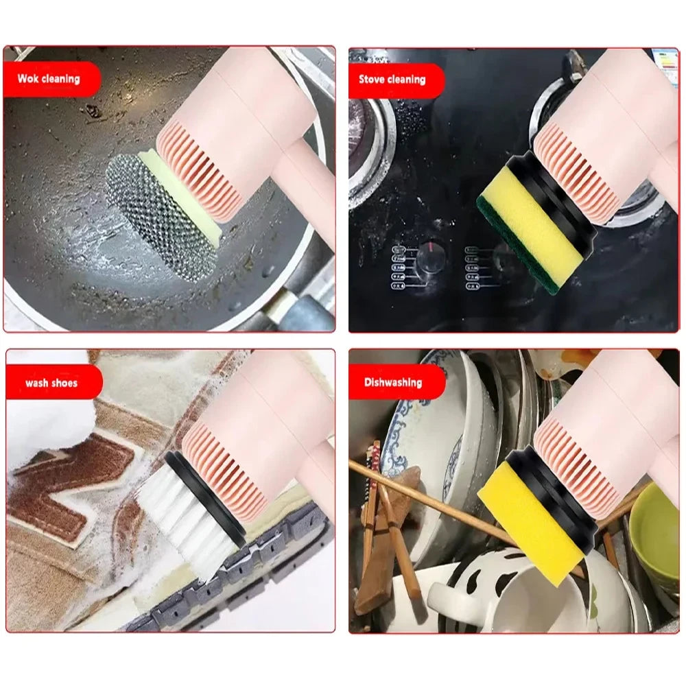 USB Rechargeable Electric Cleaning Brush