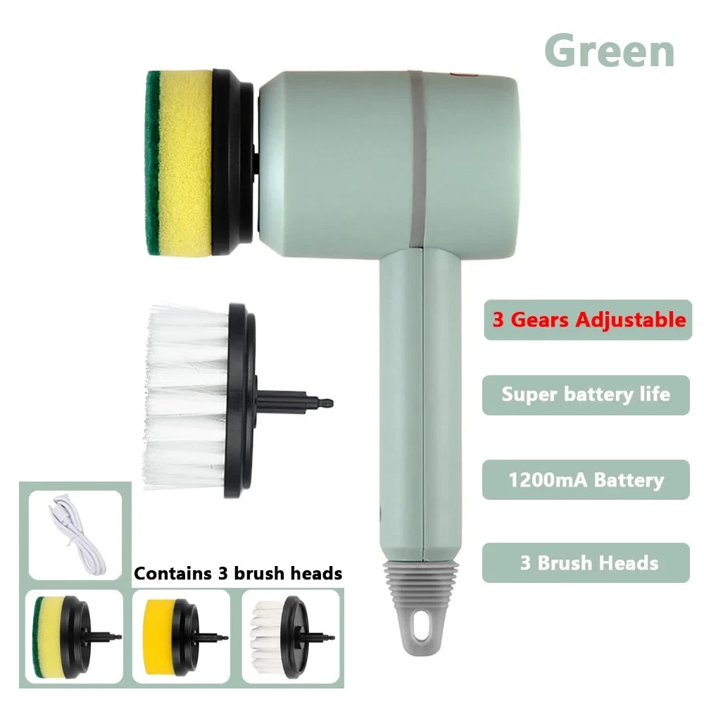 USB Rechargeable Electric Cleaning Brush